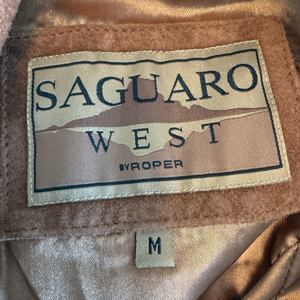 Roper Brown Suede Western Jacket Medium - Picture 5 of 5